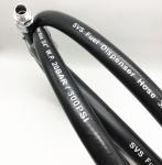Black Smooth Finish Fuel Dispensing Hose 4 Meters Long BSP NPT Head