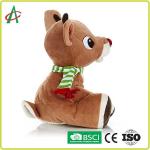 Reindeer Musical Stuffed Animals For Infants 8.5 Inches