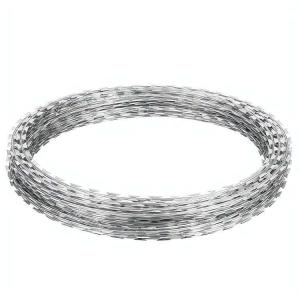 China Custom High Quality 2023 Hot Selling Electric / Hot Dipped Galvanized Razor Barbed Wire Bulk Concertina Wire Mesh Price factory