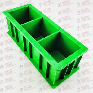 China Plastic Cube Mould 100 Mm 3 Gangs Concrete Testing Equipment factory
