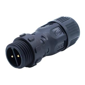 China Nylon Screw Waterproof Female Plug , Outdoor Lighting Wiring Connections M20 factory