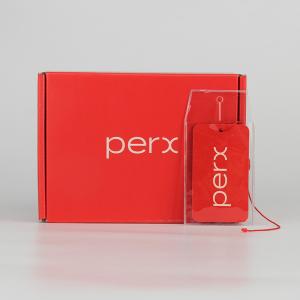 China Red Foldable Corrugated Mailing Packaging Box For Cosmetic factory