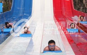 China Customised Adult Adventure Park Fiberglass Water Slides , Speed Water Slide for Water Park factory