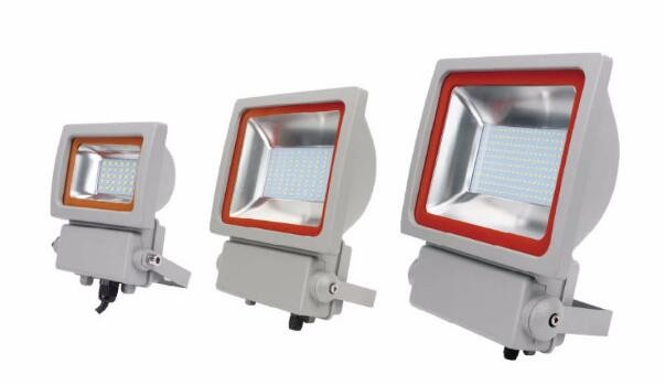 Grey Color 100W IP65 120 Angle Outdoor Led Flood Light CRI 75 CE Certification