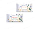 Good Formula Hard Plastic Lip 80 Pulls Wet Wipes Without Alcohol