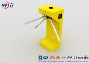 China Full Height Entrance Mechanical Tripod Turnstile Gate Stainless Steel RFID Coin factory