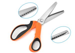 China Professional Stainless Steel Shear Tailor Tooth cloth scissors for paper, fabric factory