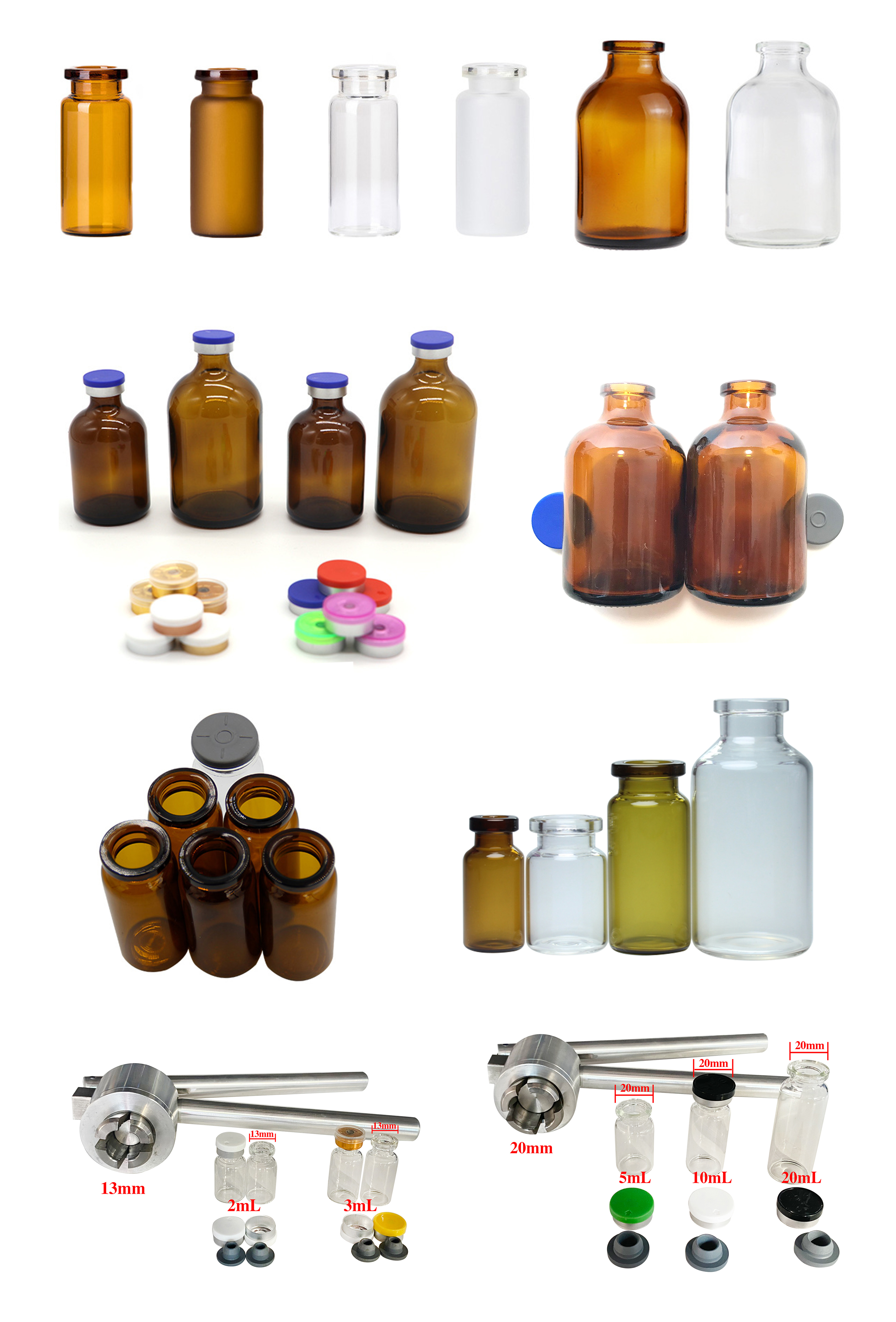 Self Adhesive Oilproof Vinyl Holographic Stickers For 10ml Vial