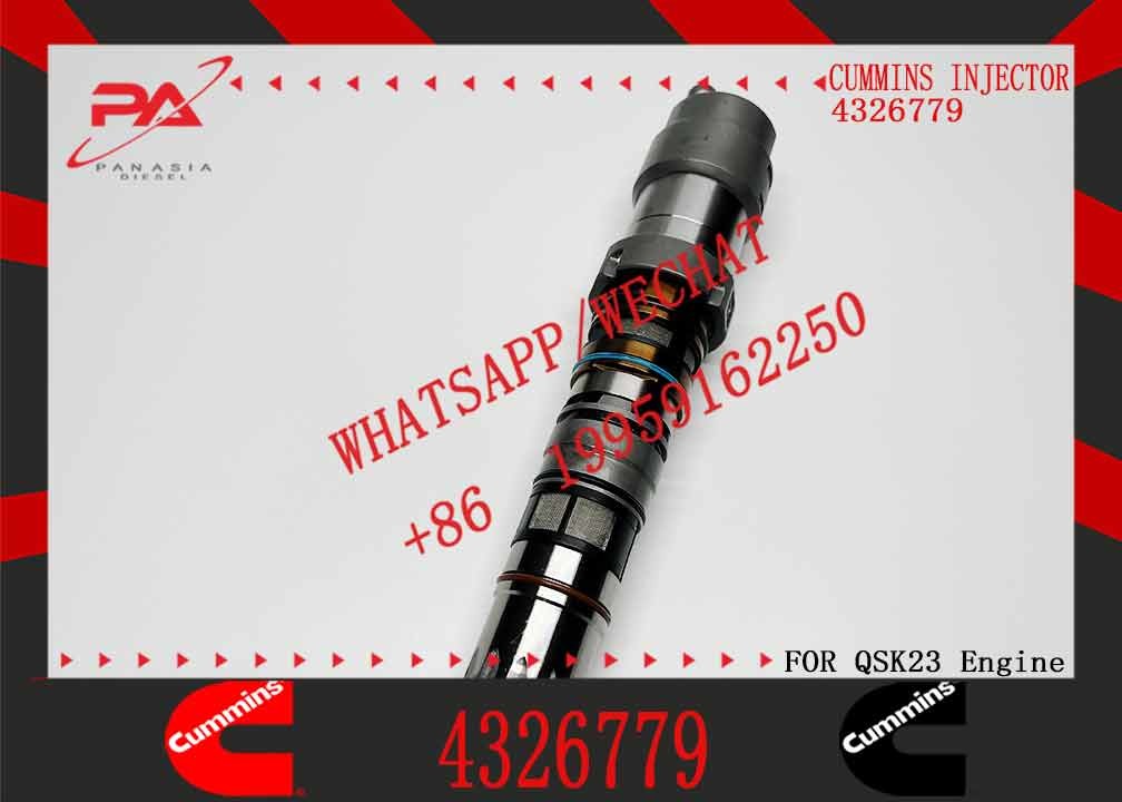 Common rail injector fuel injecto 4326779 4928346 4928349 for QSK23 Excavator QSK23 QSK45 QSK60