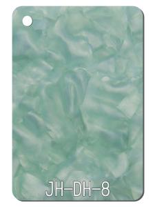 China Green Petal Patterned PMMA Acrylic Sheet Plastic Plate Home Furniture Display Decor factory