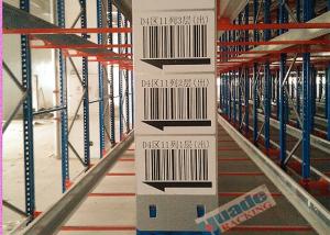 China High Density 50m/Min Pallet Radio Shuttle Racking Adjustable Baseplate factory