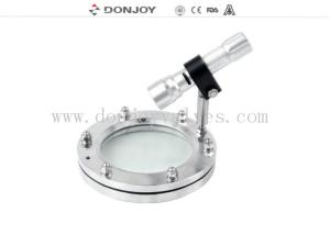 China CNC Lathe Ss304 DN200 Flange Sight Glass Welded Clamped factory