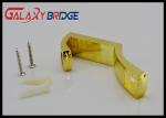 Simple Design Cloth Hooks, Shinning Gold Coat Hangers Bathrom Zinc Towel Rack