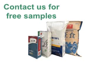 China 10kg 20kg 25kg 50kg Multiwall Paper Bags Rice Starch Maltose Coco Powder Packaging factory