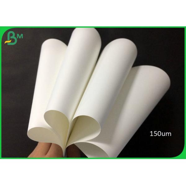 Waterproof White Matt Polypropylene Paper Sheet Of 150um Thickness Waterproof White Matt Polypropylene Paper Sheet Of 150um Thickness