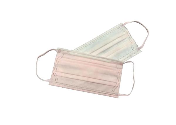 Pink Medical Dust Mask / Earloop Procedure Masks Light Weight Size 53 * 38 *