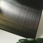 USA Import Price 304 316 PVD Color Black Hairline Stainless Steel Sheet