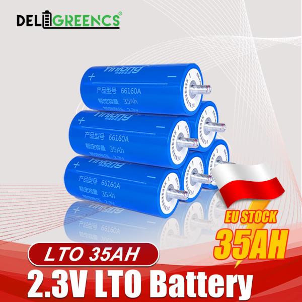 Poland Stock 25000 Cycle Lithium Ion Cylindrical Yinlong LTO Cells 35ah For