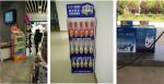 display stand, vertical hook display stand, paper display stand, paper display