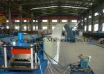 Tapered Standing Seam Metal Roof Roll Forming Machine 5.5kw Hydraulic Cutting