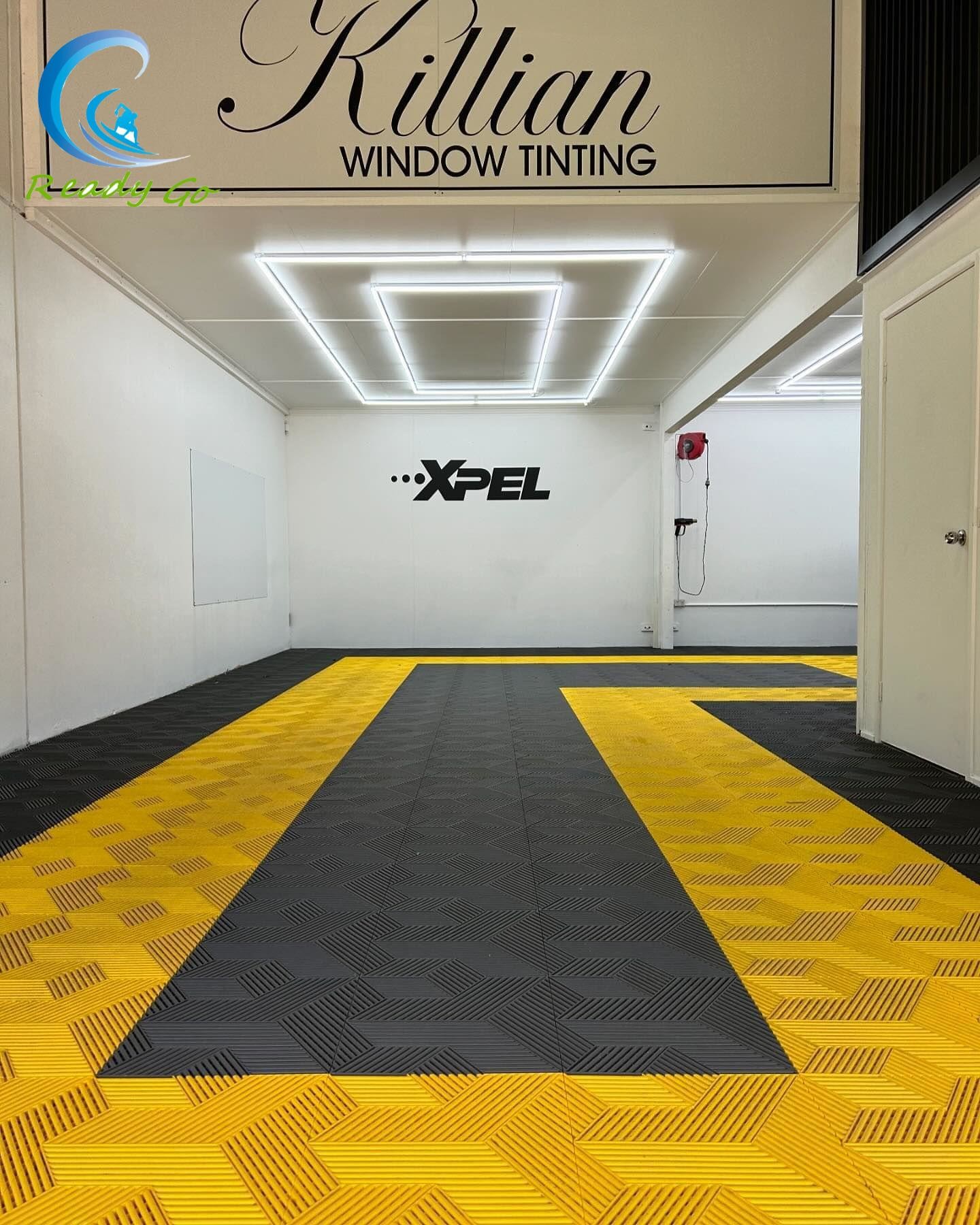 Stain Resistant Garage Tiles Interlocking High Impact Resistance High Durability