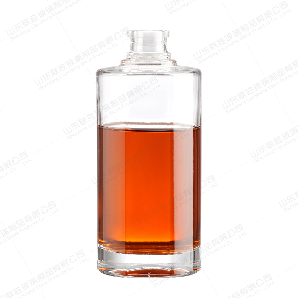 Clear Customized 500ml Glass Bottles for Liquor Spirits Rum Absolute Tequila Gin
