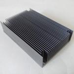 Black Powder Coated AL 6063 T5 Aluminum Heat Sink Precision Machined Parts