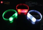 Multi Color Blinking Flashing Reflective Armband Light Up Bracelets For Event