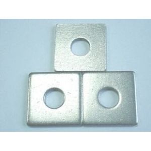DIN125 Metric Square Washer Plates , Curved Galvanized Plate Washers Iron