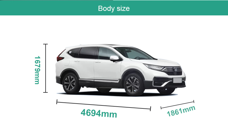 Maximum Torque of 100-200Nm Gas-Electric Hybrid Hon-da CRV 5-Seat SUV with Electric Steering and Plug-in Hybrid Technology