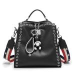 Rivet Backpack PU Leather Shoulder Bags for Lady Fashion Outdoor Package