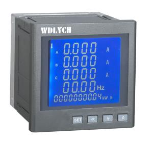 China Harmonic Digital Multifunction Meter 3p4w Internet 40-60hz Frequency factory