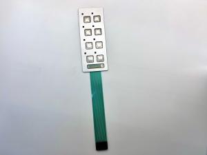 China 240gm Trip Force 3 Contact Domes Rubber Membrane Keypad With ROHS Compliant factory