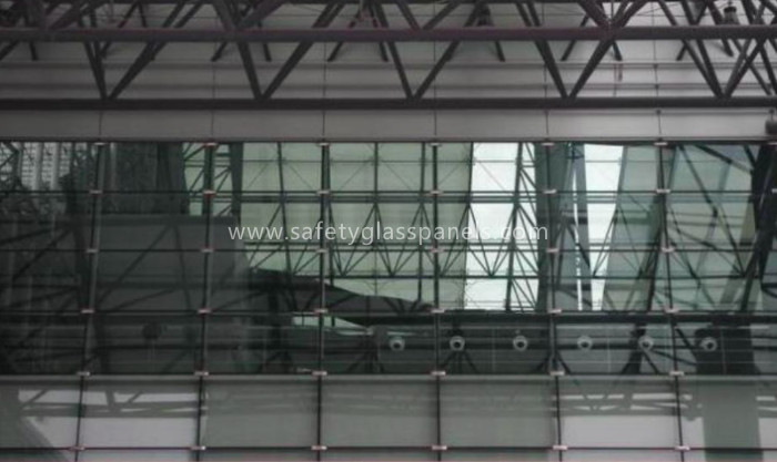Fencing French Green Laminated Security Glass With High Temperature