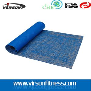 China 2015 hot selling high quality eco friendly jute yoga mats with customize logo factory