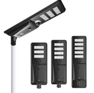 China 30W 40W 60W 80W 100W 120W Integrated Solar Street Lights With CCTV Camera factory