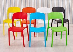 China Promotion Fashion Modern Solid 41cm Height Baby Plastic Chair factory