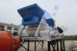 25m3 / H Electric Twin Shaft JS500 Concrete Mixer Wear Resistant Cast 1 Year