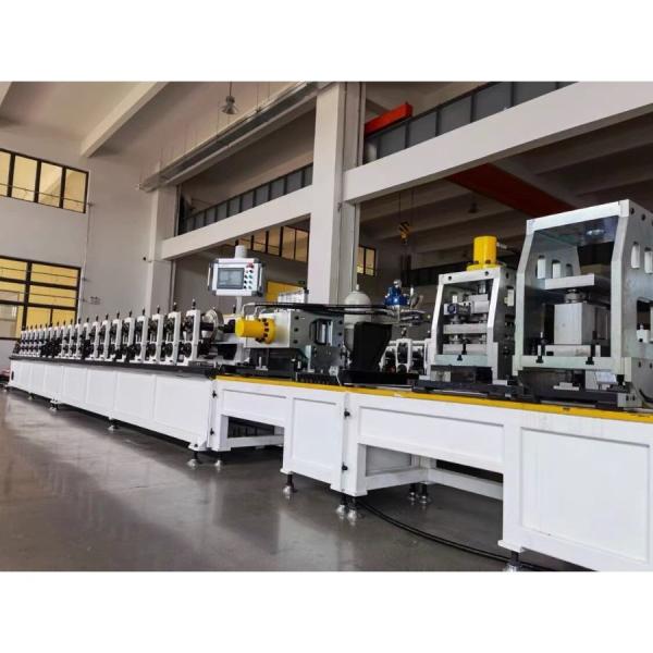 China 1.5mm-2.5mm Slotted Type Strut Channel Roll Forming Machine Roll Forming Machine for Pv Mounting Bracket factory