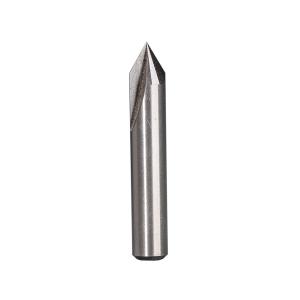 China Shank Dia 6.35mm To 12.7mm V Point Engraving Bit Solid Carbide For CNC factory