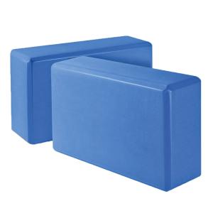 China Non Toxic Blue Yoga Block Silicone Peanut Therapy Vibrating Eva Foam 9in factory