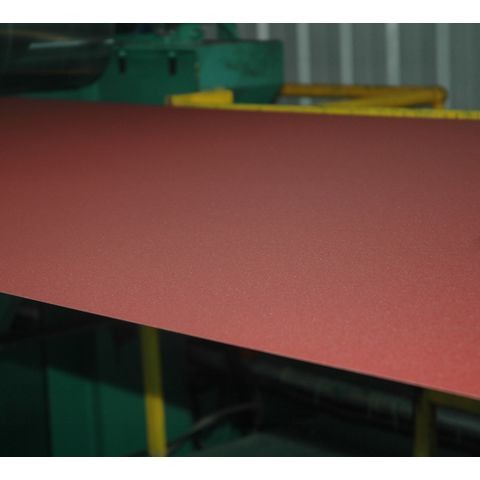 1.2mm wein-red Pre-finished PPGI Textured Matt Prepainted Galvanised color-coated Steel HDP Valspar for cladding