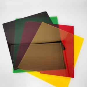 China 3mm Thick Colored Translucent Acrylic Sheets OEM UV Protection Cut To Size factory