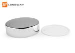 20g/30g/50g Frostesd Glass Light Silver Cap Bottle for Professional Packaging
