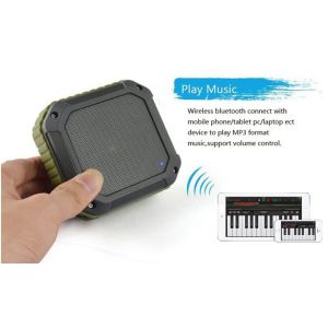 Mini Squre Waterproof Outdoors Sport Portable Bluetooth speaker 3W 500mAh With