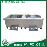 Desktop combination steam oven cooking