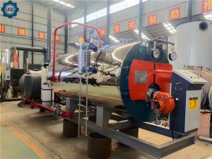 China 1000 Kg 1 Ton Natural Gas Fired Steam Boilers Horizontal For Food Sterilization factory