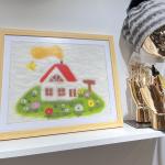 Seven Craft House Wool Thread Decoration Painting Punch Needle DIY Knit Kit For