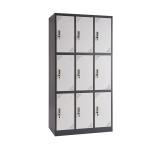 Personal Three Line 9 Doors Outdoor Metal Staff Lockers