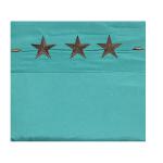 Western Peak 6pcs Embroidery Star Sheet Set Washable Machine Wash 100% Polyester